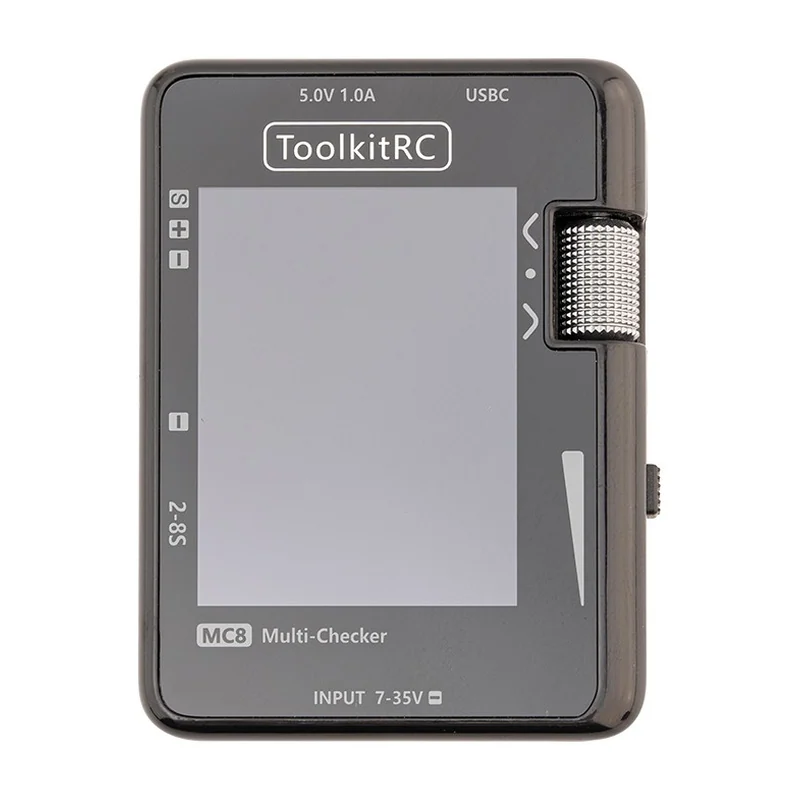 Чекер аккумуляторов ToolkitRC MC8, 2–8S, PWM/PPM/SBUS