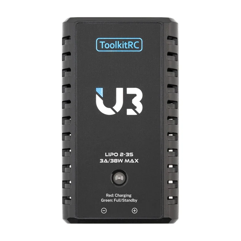 Зарядное устройство ToolkitRC U3, USB-C, 3 А, 2–3S LiPo