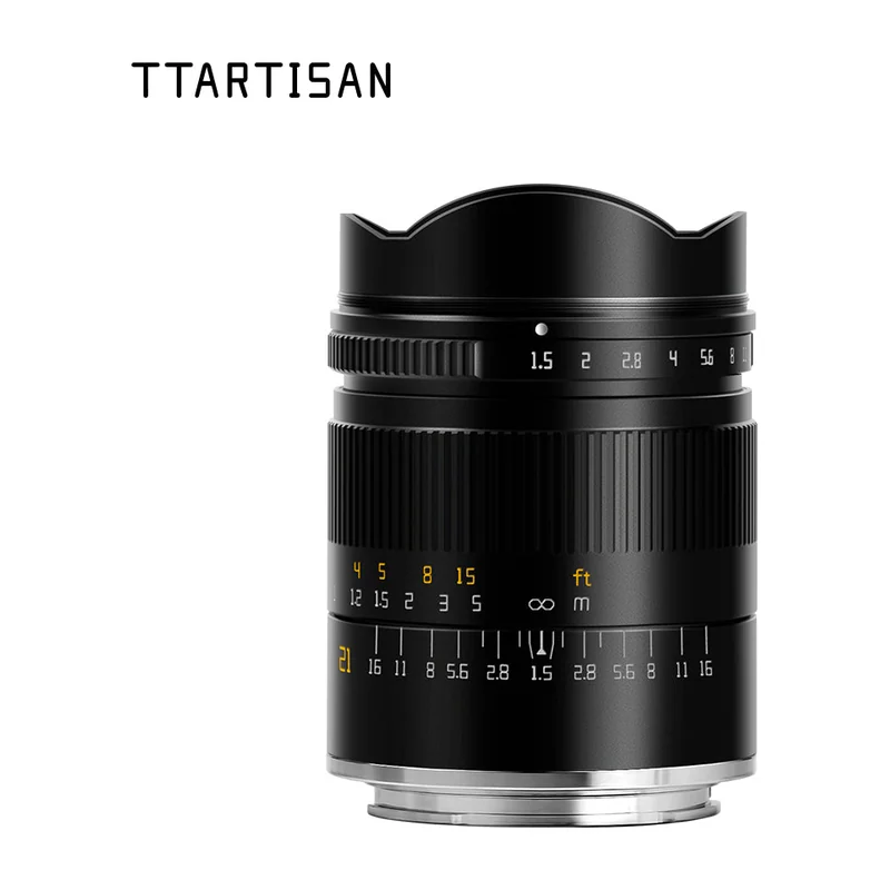 Объектив TTArtisan 21mm F1.5, полный кадр, ручная фокусировка, схема 13/11, 10 лепестков