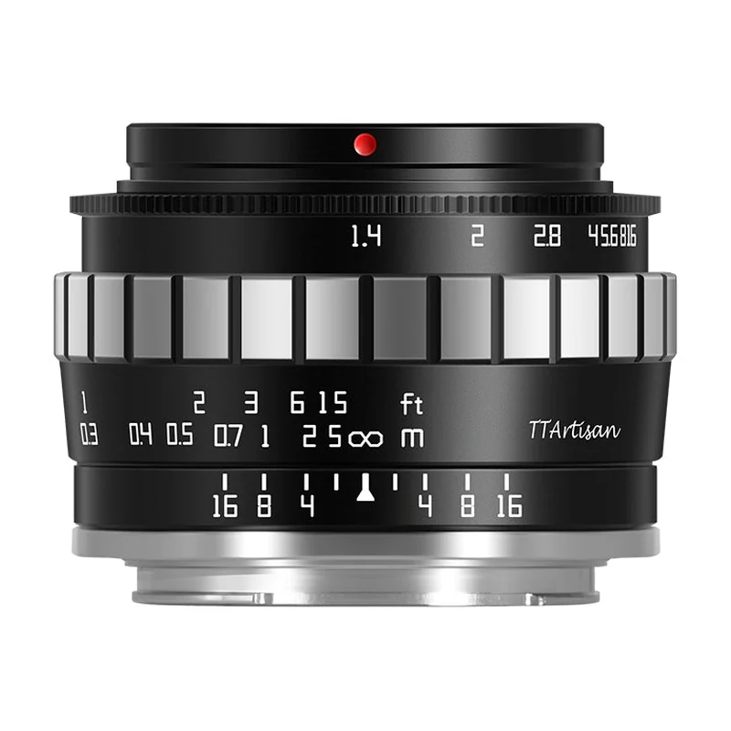 Объектив TTArtisan 23mm F1.4 APS-C, ручная фокусировка, байонеты Sony E / Fuji X / Canon EOS-M / M4/3 / Nikon Z / Canon RF / L-mount, 222–250 г