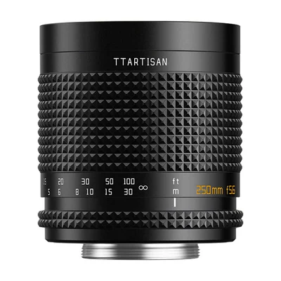 Объектив TTArtisan 250 мм F5,6 Reflex, зеркально-линзовый, боке-бублик