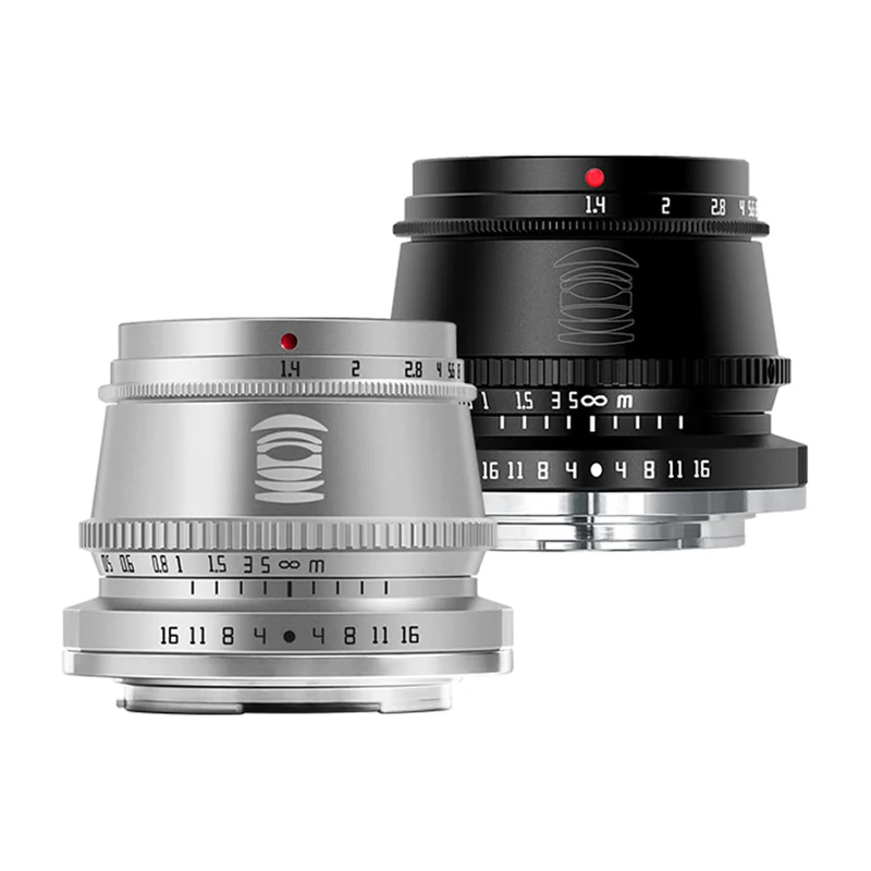 Объектив TTArtisan 35mm F1.4 APS-C, ручная фокусировка, байонеты Sony E / Fuji X / Canon EOS-M / M4/3 / Nikon Z / Canon RF / L-mount, 180 г
