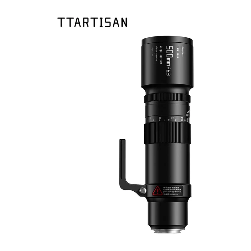 Объектив TTArtisan 500mm F6.3, полный кадр, телеобъектив, 2 ED-элемента, 8 байонетов