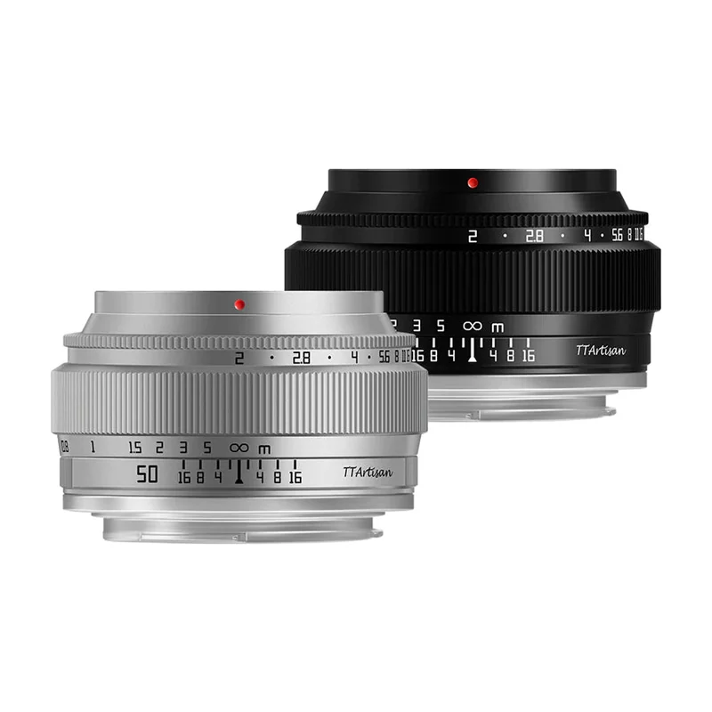 Объектив TTArtisan 50mm F2.0, полный кадр, ручная фокусировка, семь байонетов, около 200 г