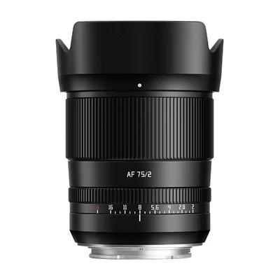 Объектив TTArtisan AF 75 мм F2, полный кадр, портретный, автофокус STM, ED-элемент