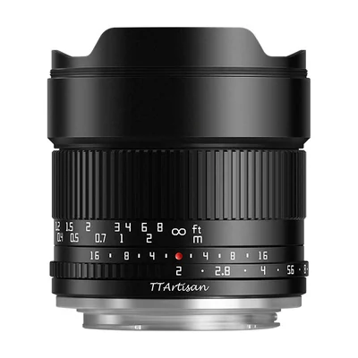 Объектив TTArtisan APS-C 10 мм F2 ASPH., угол 105°, светосила F2