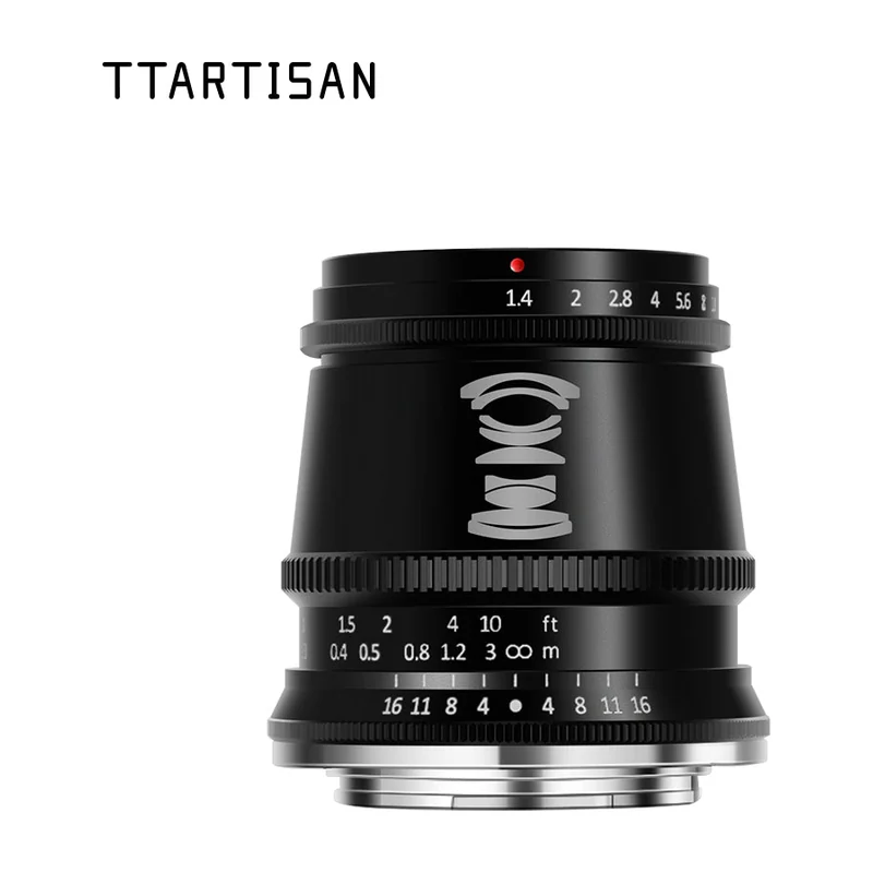 Объектив TTArtisan APS-C 17mm F1.4 ASPH., ручная фокусировка, байонеты Sony E / Fujifilm X / Nikon Z / L / Micro 4/3, 248 г