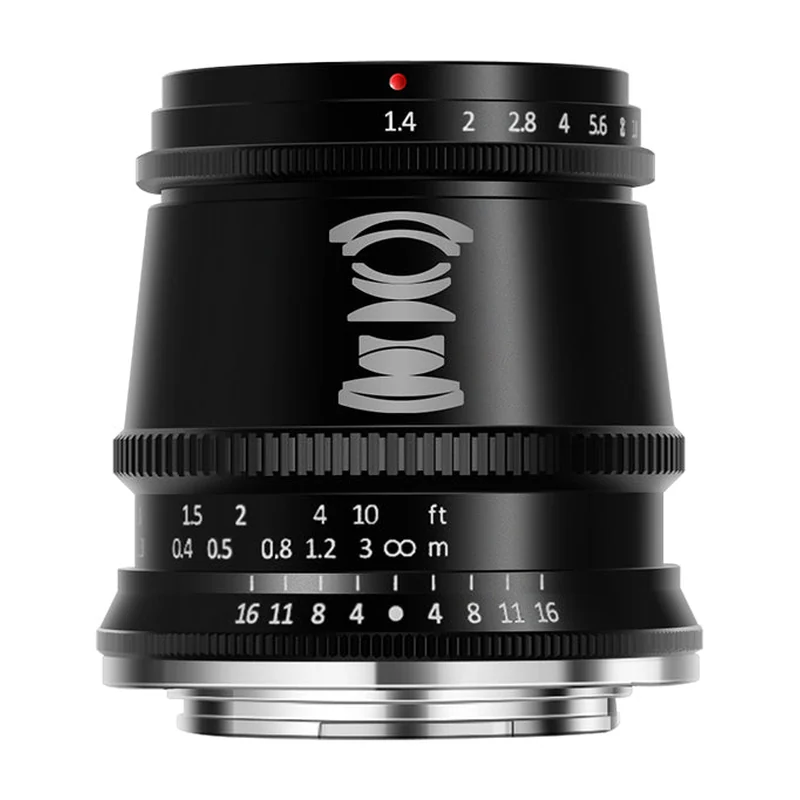 Объектив TTArtisan APS-C 17mm F1.4 ASPH., ручная фокусировка, байонеты Sony E / Fujifilm X / Nikon Z / L / Micro 4/3, 248 г