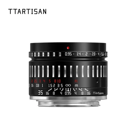 Объектив TTArtisan APS-C 35mm F0.95, сверхсветосильный, 10 лепестков диафрагмы
