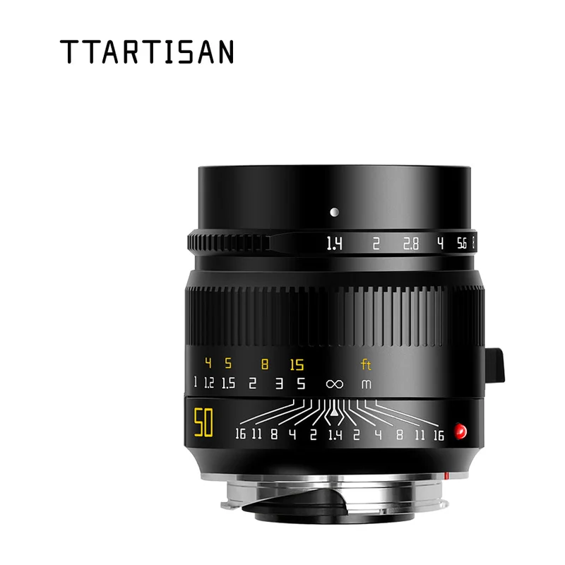 Дальномерный объектив TTArtisan M 50mm F1.4, полный кадр, 12 лепестков, сопряжение с дальномером