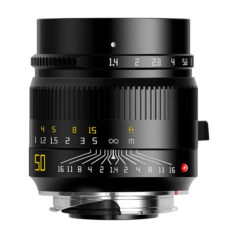 Дальномерный объектив TTArtisan M 50mm F1.4, полный кадр, 12 лепестков, сопряжение с дальномером