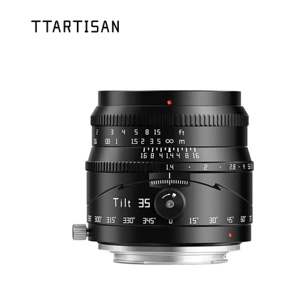 Объектив TTArtisan Tilt APS-C 35mm F1.4 с наклоном ±8° и поворотом на 360°, ручная фокусировка