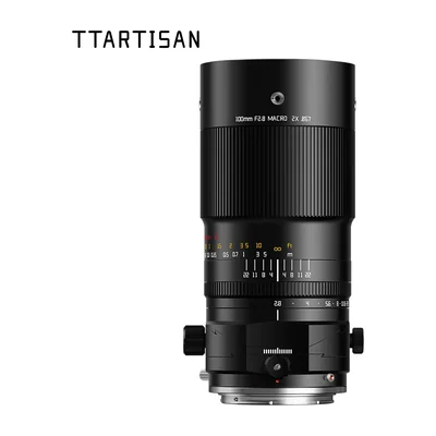 Макрообъектив TTArtisan Tilt-Shift 100mm F2.8 2X, масштаб 2:1, наклон 8°, сдвиг ±6 мм