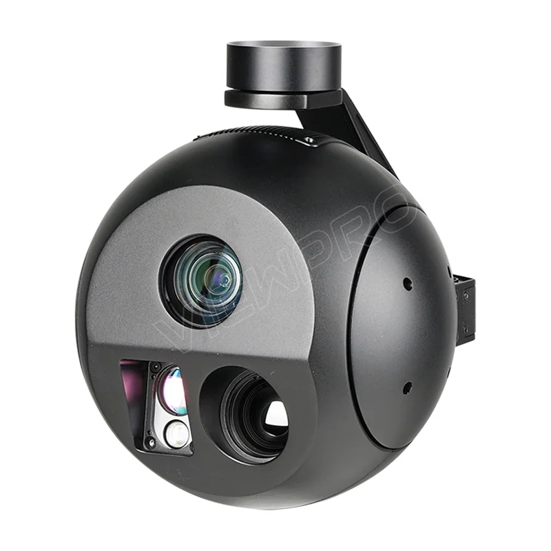 Viewpro Q20KTIRM — 4K ТВ-зум 20x + тепловизор 640×512 (24 мм) + дальномер 3 км, расчёт координат цели