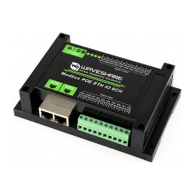 Модуль цифровых входов и выходов Waveshare Modbus RTU, 8 каналов, промышленный