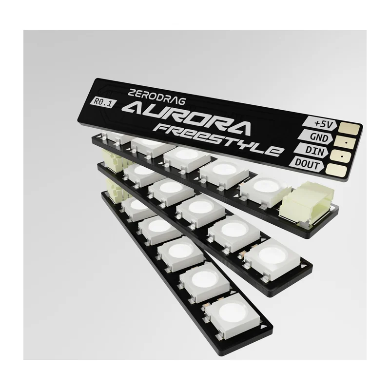 Светодиоды Zerodrag Aurora Freestyle WS2818B, 4 шт., разъём 4 pin