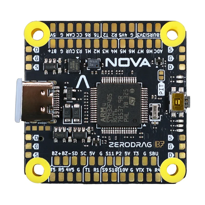 Полётный контроллер Zerodrag NOVA F4, STM32F405, microSD, ArduPilot