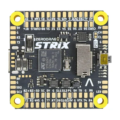 Полётный контроллер Zerodrag STRIX H7, STM32H743, два ICM-42688-P, CAN