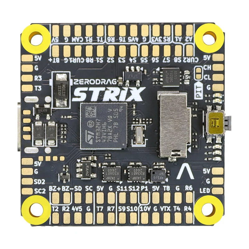 Полётный контроллер Zerodrag STRIX H7, STM32H743, два ICM-42688-P, CAN