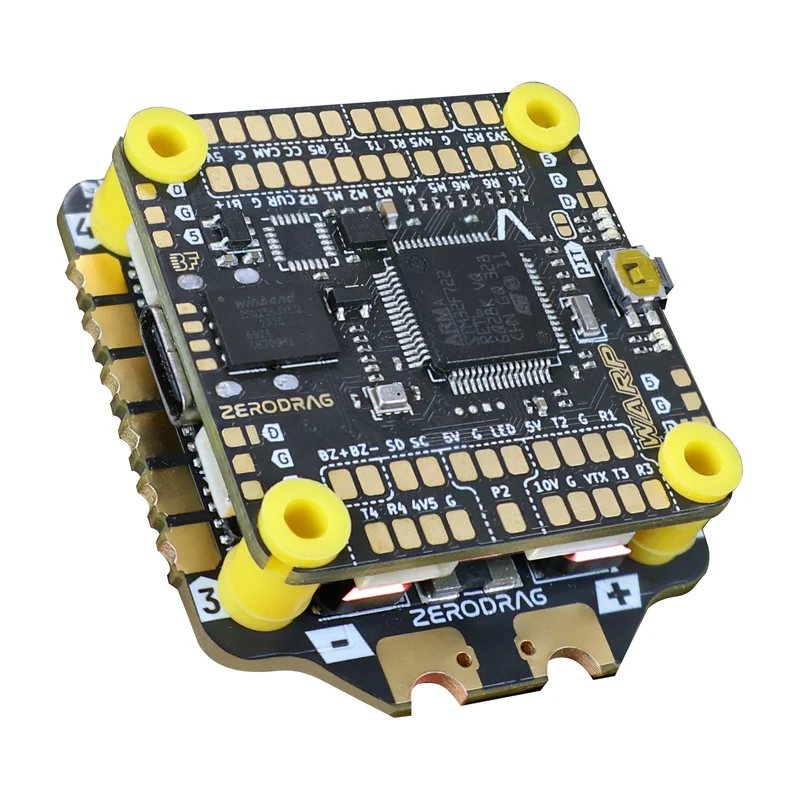 Стек Zerodrag WARP-BOOST: контроллер F7 и регулятор 55A на AM32